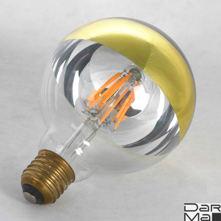 Лампа светодиодная Е27 6W 2200K золото GF-L-2107