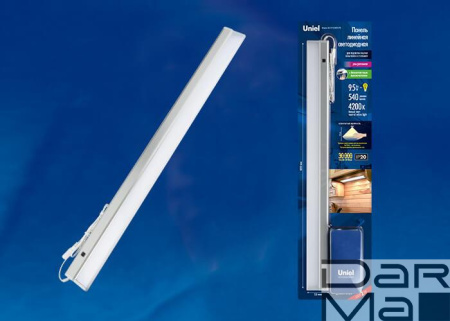 Мебельный светодиодный светильник Uniel ULI-F41-9,5W4200K/Dim Sensor IP20 Silver UL-00002884