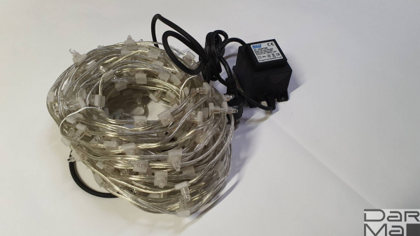 LED-LP-200-30M-12V-W, Светодиод. клип-лайт, 30М (прозрачный провод)
