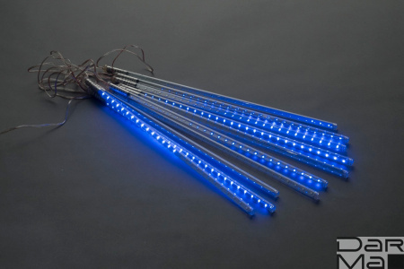 Сосульки Трубки 10шт 0,5М Син. LED-PLM-METEOR TUBE-540(10*54SMD2835)-10-12V-B  не соединяемаяNEW!
