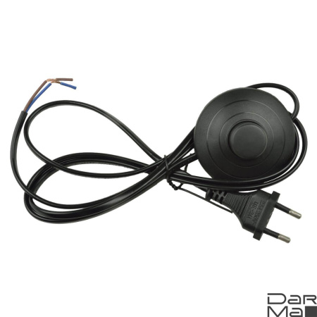 Шнур сетевой с вилкой и выключателем Uniel UCX-C20/02A-170 Black UL-00004435