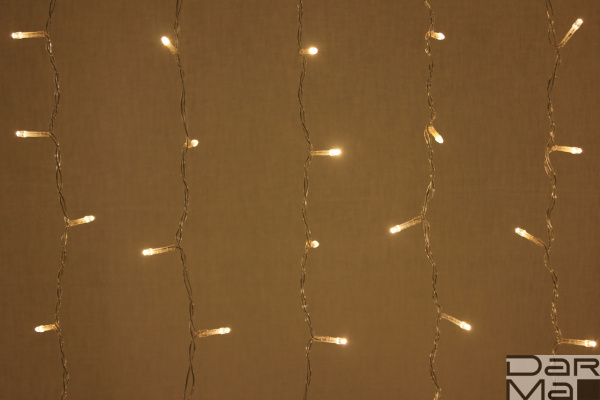 LED- PL-1920-240V-2*1.5M-WW/С (белые теплые светодиоды/прозрачный пр) 2023