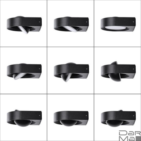 Уличный настенный светодиодный светильник Arte Lamp San Francisco A1831AL-1BK