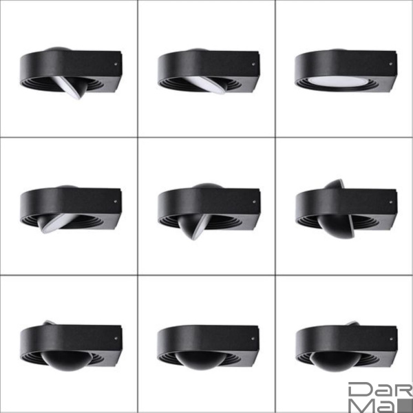 Уличный настенный светодиодный светильник Arte Lamp San Francisco A1831AL-1BK