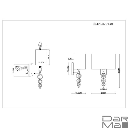 Бра Evoluce Ramer SLE105701-01