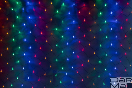 LED-XG-540-2*4M-230V МУЛЬТИ LED на черн с контр