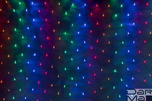 LED-XG-540-2*4M-230V МУЛЬТИ LED на черн с контр