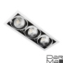 Встраиваемый светодиодный светильник Ambrella light Cardano T813 BK/CH 3*12W 4200K