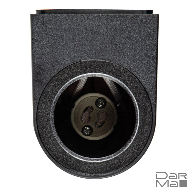 Уличный настенный светильник Uniel UUL-P52A 2х6W/GU10 IP65 BLACK UL-00010511