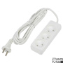 Удлинитель Uniel Ultra 3гн х 3м б/з S-CU3-3 White UL-00009982