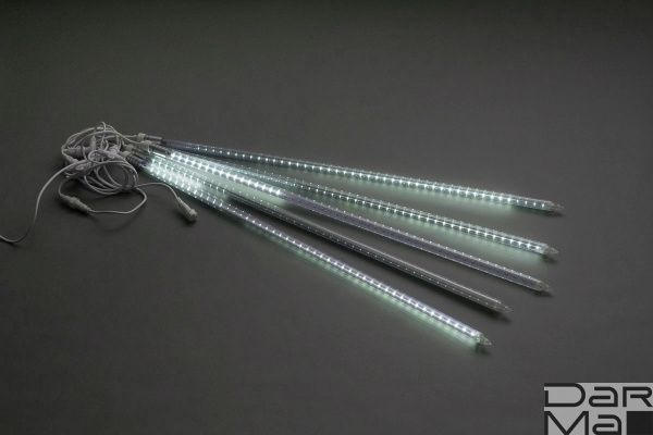 2018 Сосульки Трубки 5шт 1М Бел. LED-PL-SNOW-480SMD-1M-5-220V-W Соединяемая