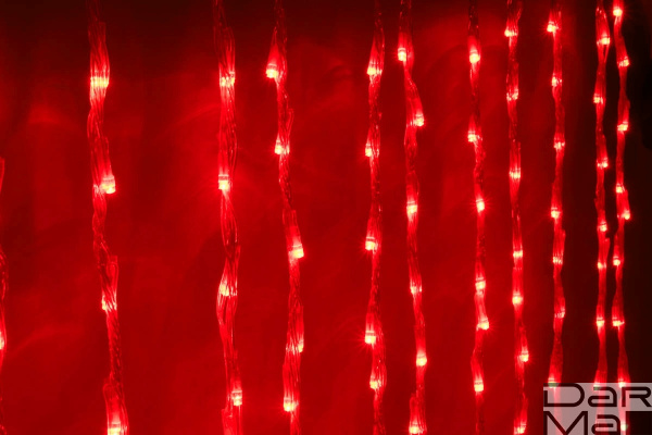 LED-XP-1344-230V RED Световой дождь 2,4х3,6м, 250Вт