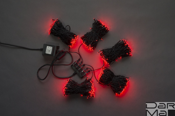 LED-BS-200*5-20M*5-24V-R (TYPE-3B) 5 нит., красный