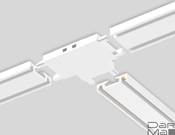 Коннектор T-образный Ambrella light Track System Magnetic Ultra Slim GV1118