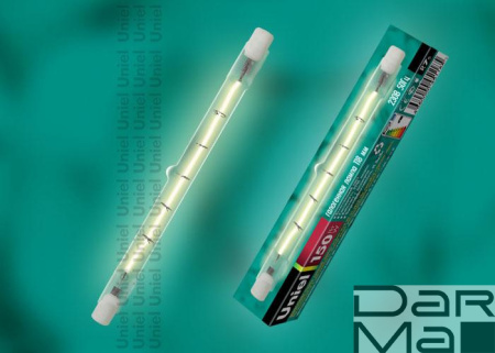 Лампа галогенная Uniel R7S 150W прозрачная J-78/150/R7s 01065