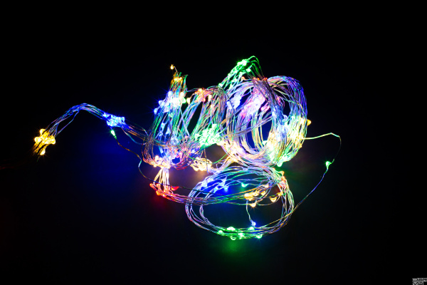 Гирлянда РОСА 3 м Мульти 300 LED Фиксинг