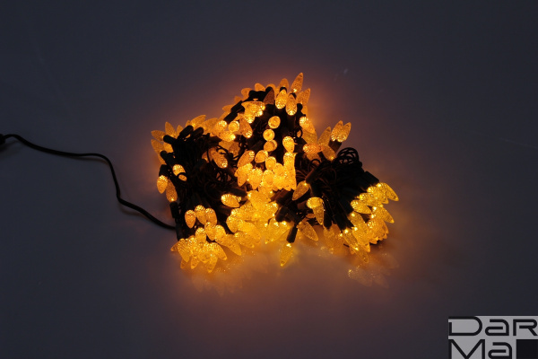 LED-PL-C6-4-G-220V-20-Y, 20м, 200-205 светодиодов, жёлтый