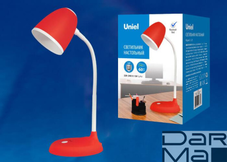 Настольная лампа Uniel Standard TLI-228 Red E27 UL-00003651
