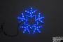 LED-XM-(FR)-2D-CK006-С-B Снежинка синяя 56х57см, 230V, NEW!
