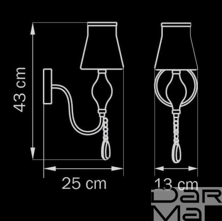 Бра Lightstar Escica 806610