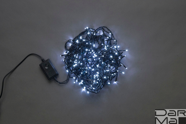 LED-BW-200-20M-240V-W, белая / черный провод