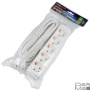 Удлинитель Uniel Ultra 5гн х 5м с/з S-GCU5-5 White UL-00010009