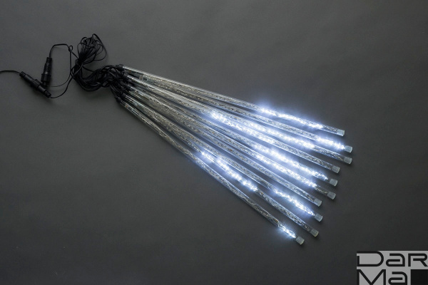 Сосульки Трубки 10шт 0,5М Бел. LED-PLM-SNOW-480-0.5M-10-12V