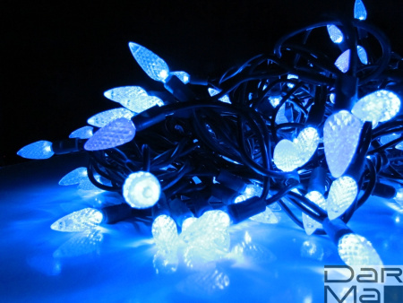 LED-PL-C6-4-G-220V-18-B, 20м, 200-205 светодиодов, синий