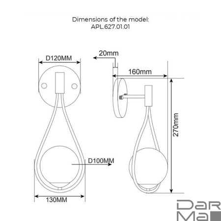 Бра Aployt Enn APL.627.01.01