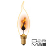 Лампа накаливания Uniel E14 3W золотистая IL-N-CW35-3/RED-FLAME/E14/CL UL-00002982
