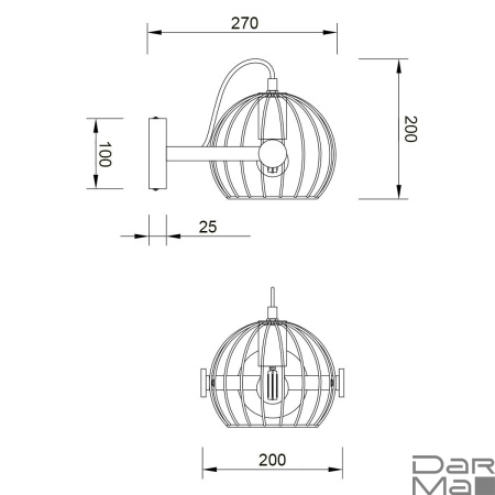 Бра Vele Luce Pasquale VL6251W01