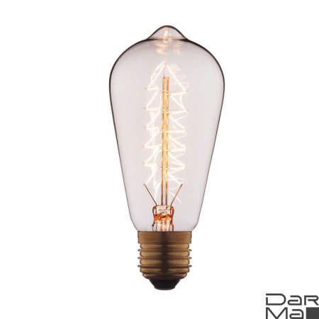 Лампа накаливания E27 60W прозрачная 6460-S