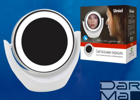 Зеркало с подсветкой Uniel TLD-592 White/LED/13Lm/6000K/3АА UL-00005246