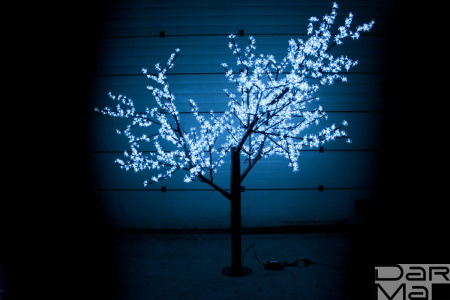 CBL-2.5-1728 LED вишня H:2,5m D2,0 м., белое