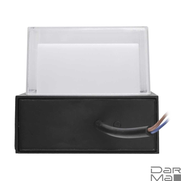 Уличный настенный светодиодный светильник Uniel ULU-P25A-5W/4000K IP65 Black UL-00010517