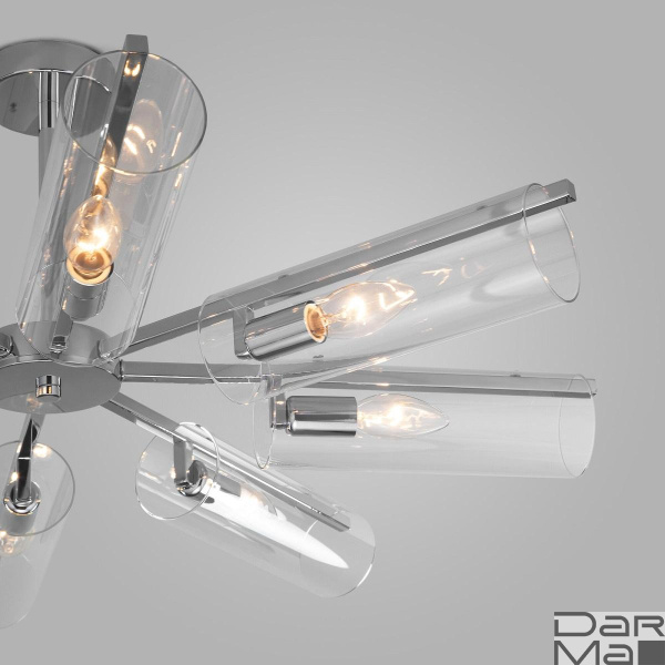 Потолочная люстра Eurosvet Trompeta 70144/8 хром