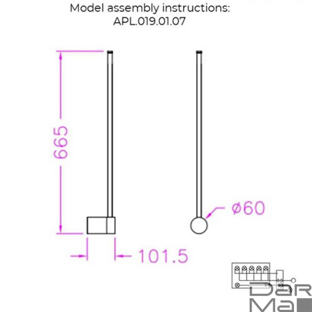 Бра Aployt Merian APL.019.01.07
