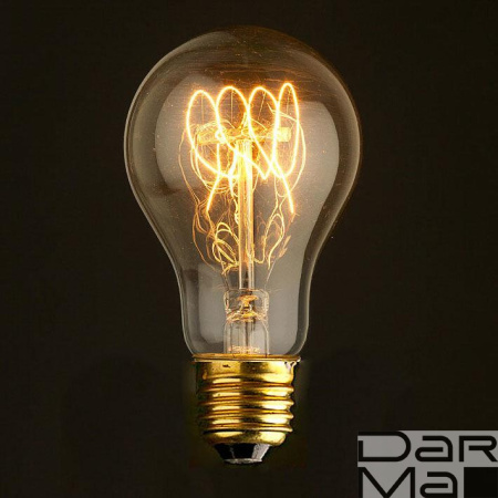 Лампа накаливания E27 60W прозрачная 7560-T