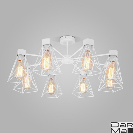 Потолочная люстра Eurosvet Trappola 70107/8 белый