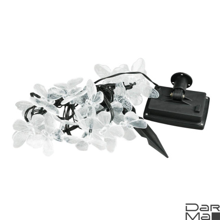 Гирлянда на солнечных батареях Uniel Бабочки USL-S-129/PT4000 Butterflies UL-00006557