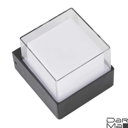 Уличный настенный светодиодный светильник Uniel ULU-P25A-5W/4000K IP65 Black UL-00010517