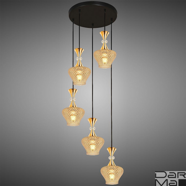 Подвесная люстра Reluce 09004-0.9-05 Amber