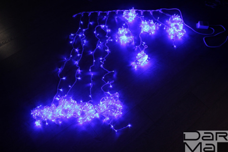 LED-PL-WF-960-10M-24V-B Светодиодный дождь Водопад синий