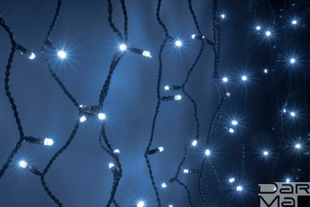 LED-RPL-200(50x4)-230V-W/BL-F  Flash без контр. черный провод