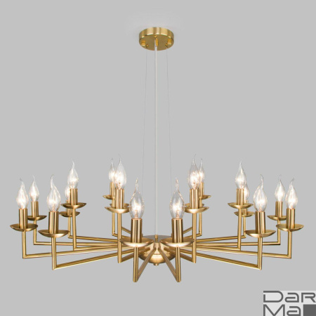 Подвесная люстра Eurosvet Cariso 60150/18 латунь