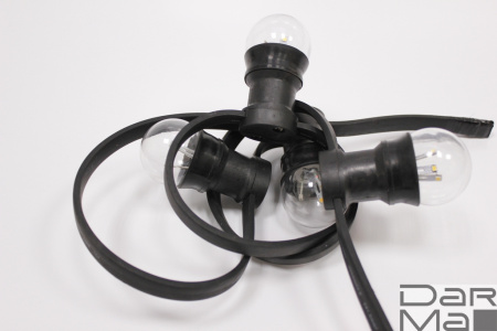 E27 BULB-6 SMD-240V-WW, G45, 6 SMD, прозрачная колба