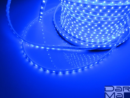 Светодиодная лента Milky LT-2W-100M-240V-B синий, 6*9мм