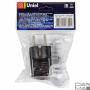 Переходник сетевой Uniel 1гн с/з S-GES1-10S Black UL-00010562