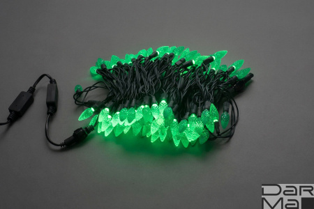 LED-XS-100-240V-G,ягода,зеленый, влагозащ.