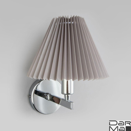 Бра Eurosvet Peony 60136/1 хром/серый